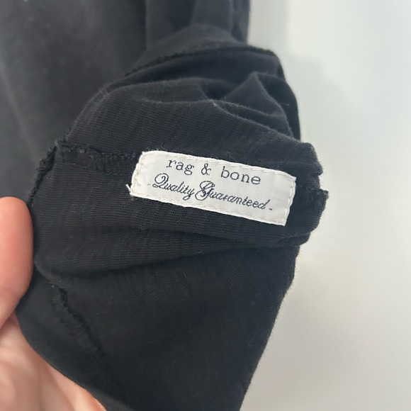 Rag & Bone cotton black t-shirt - Picture 4 of 5